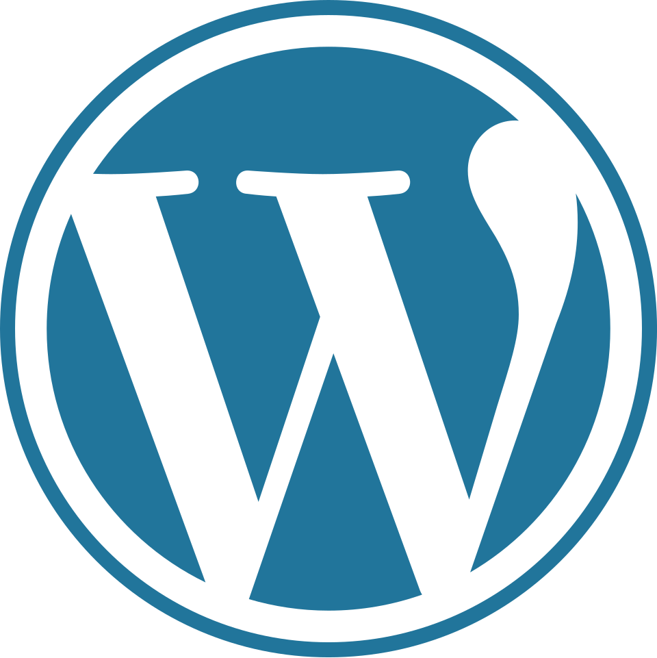 Wordpress logo, cms systém